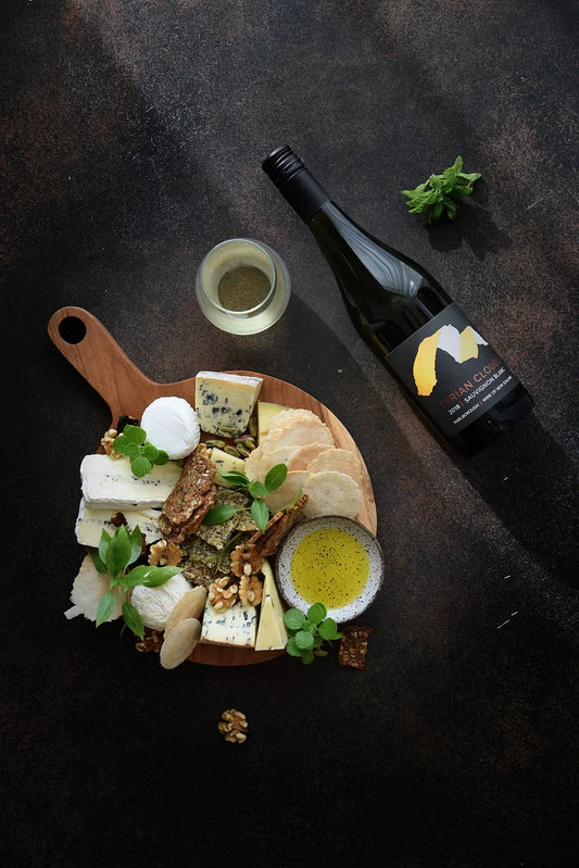 Tyrian-Clouds-Sauvignon-Blanc-Cheese-Platter-by-Gayatri-Singh Dunstan Vintner