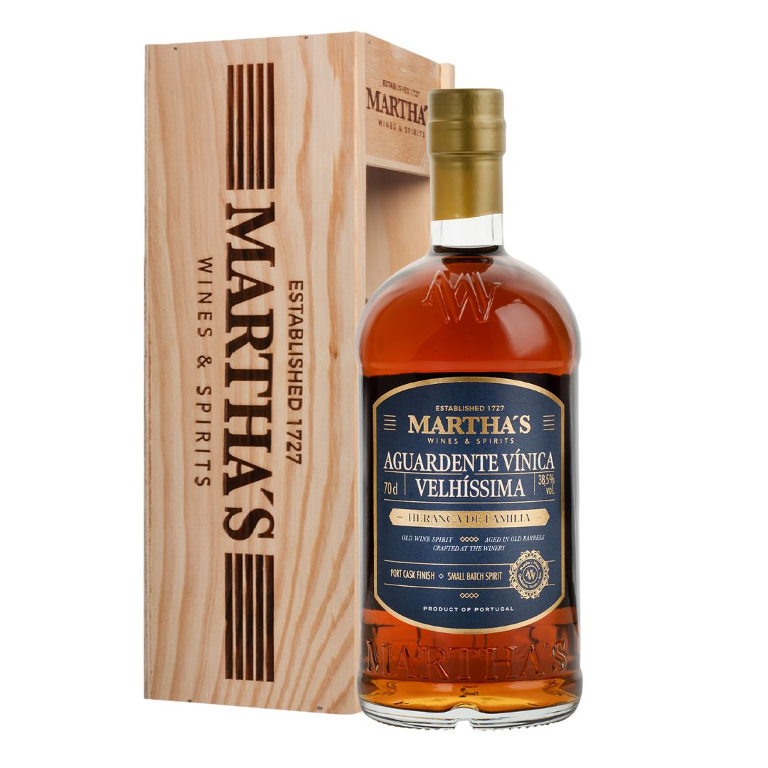 Martha's Aguardente Vínica Velhíssima - Very Old Brandy Martha's Wines & Spirits