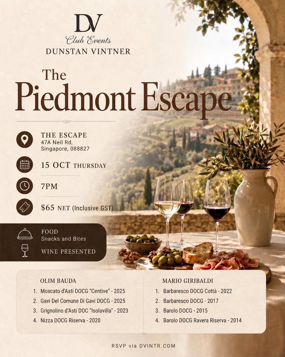 The Piedmont Escape