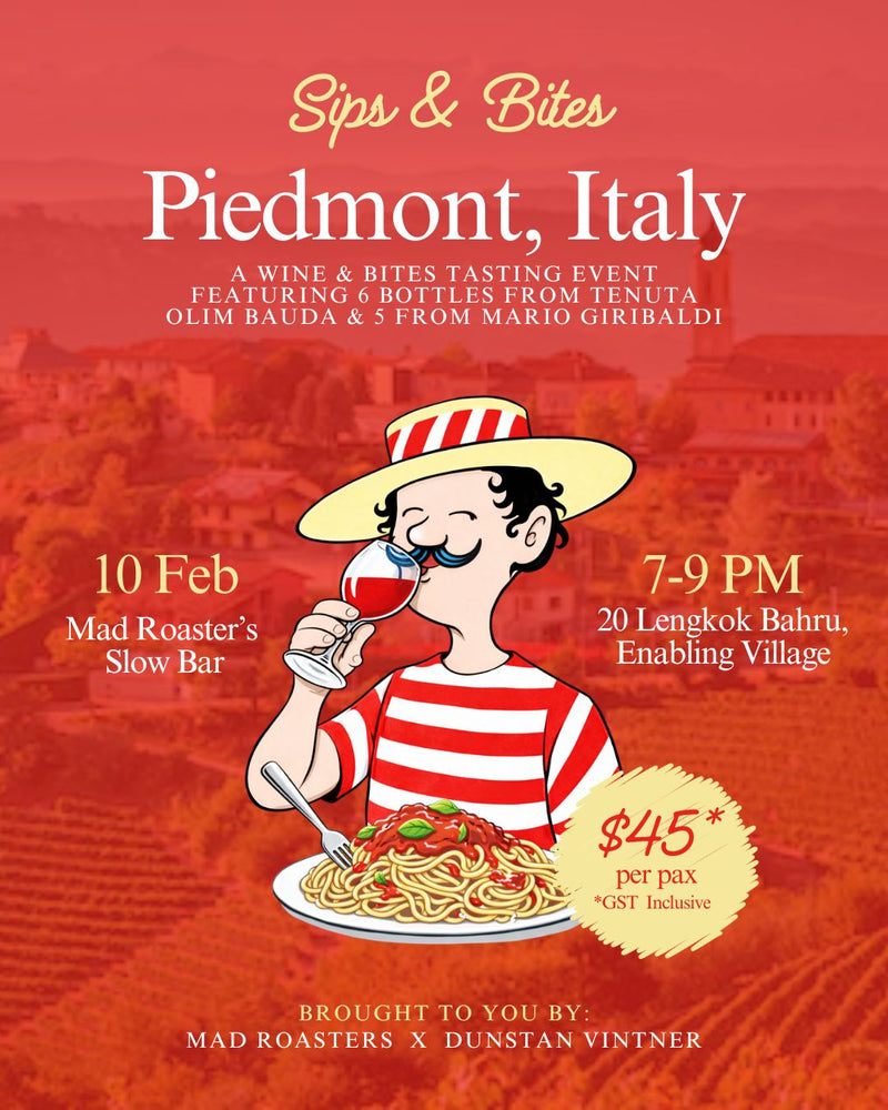 Sips & Bites Piedmont, Italy Dunstan Vintner