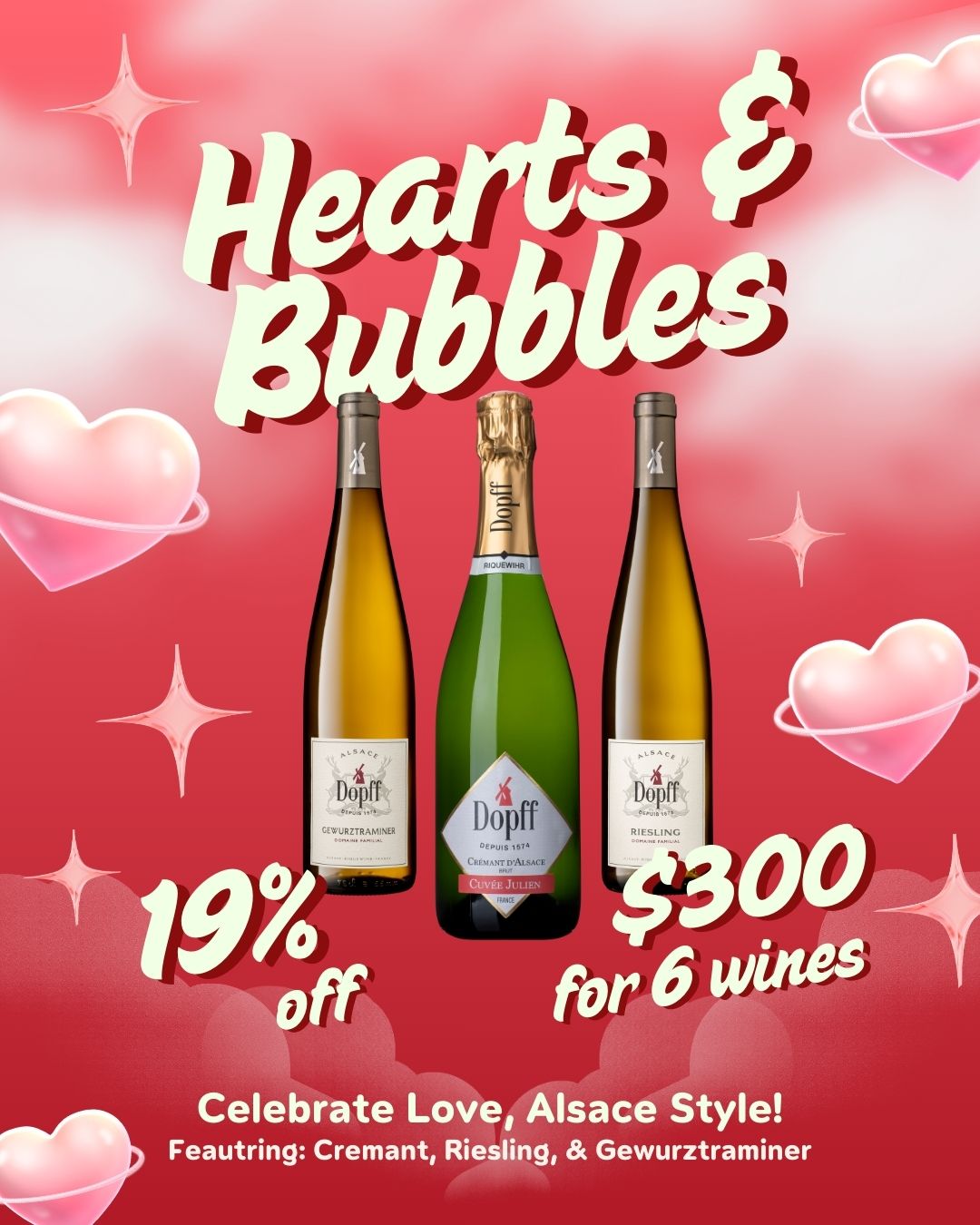 Hearts & Bubbles – Valentine’s Bundle